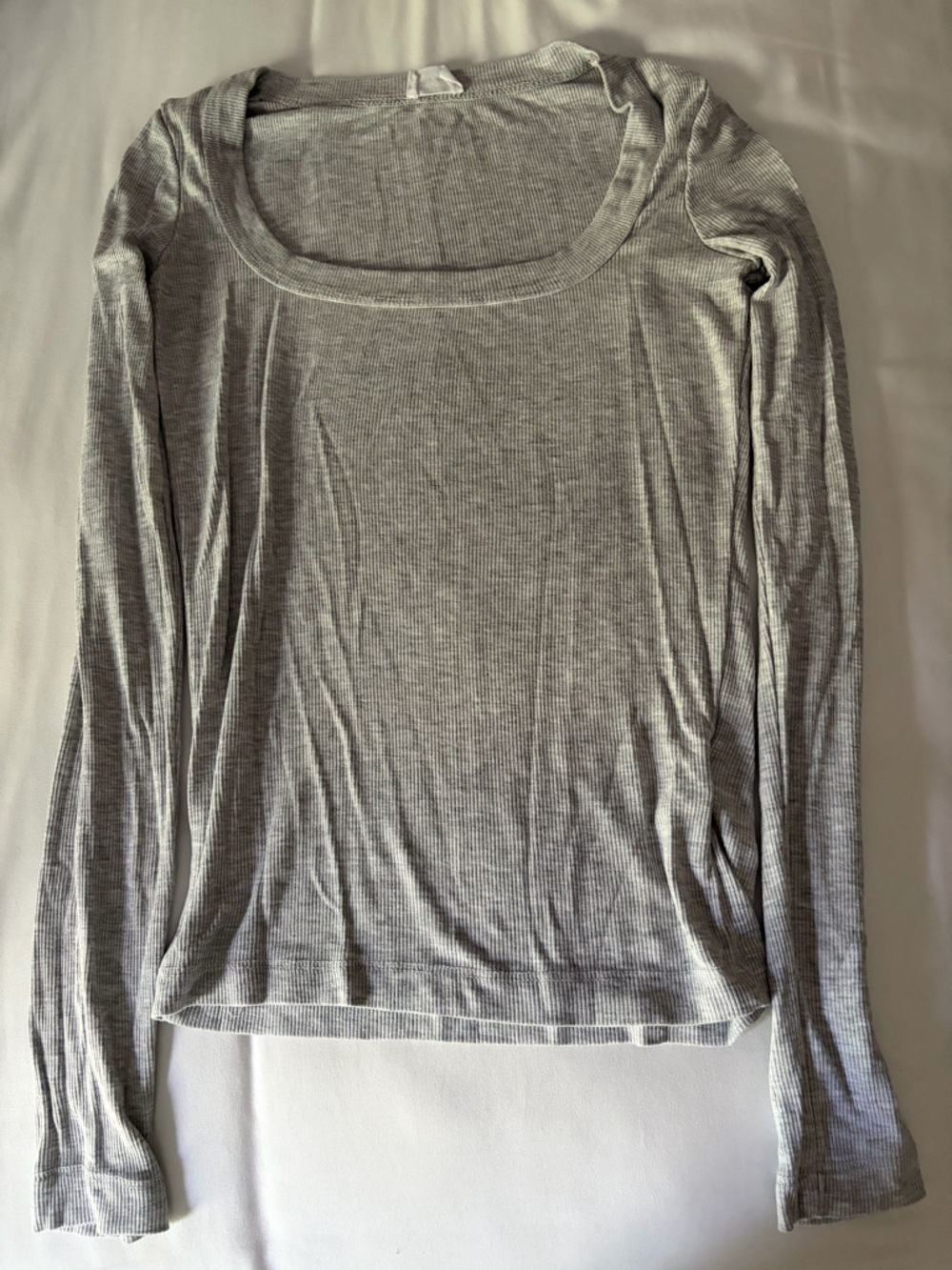 Cotton On staple rib scoop neck long sleeve top